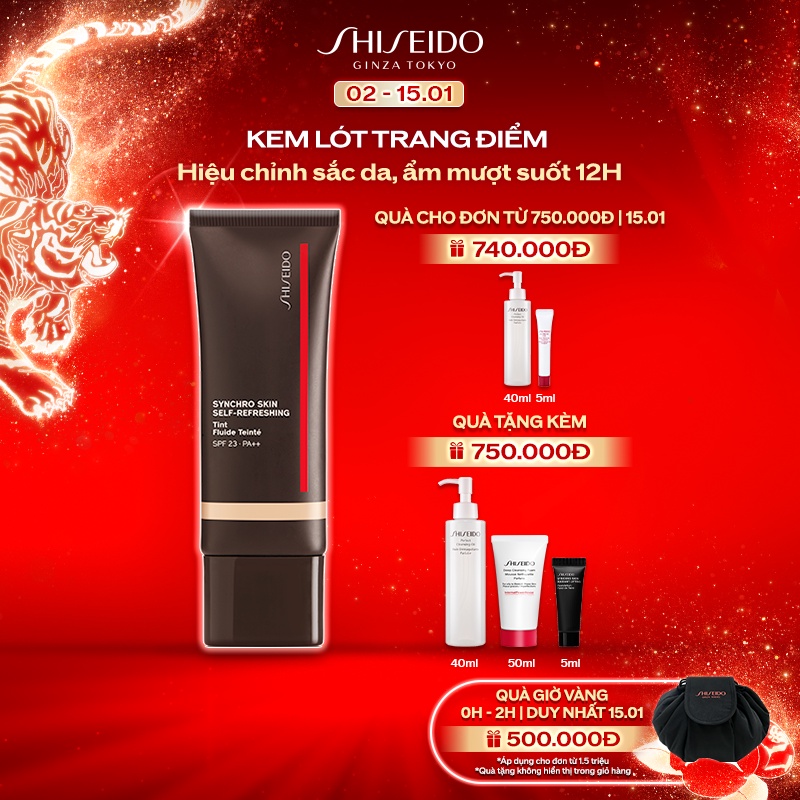 [Mã COSSD5 giảm 10% đơn 600K] Kem lót trang điểm Shiseido Synchro Skin Self-Refreshng Tint 30ml