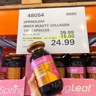 Viên COLLAGEN SPRING LEAF INNER BEAUTY COLLAGEN 6-IN-1, hộp 180 viên - 6in1 hiệu quả căng da