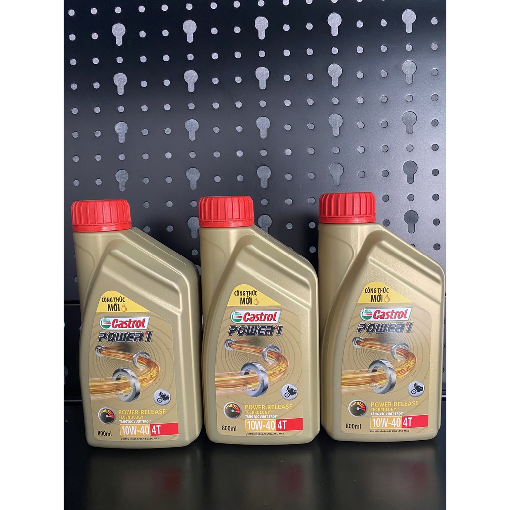 Dầu nhớt Castrol Power 1 4T 10W40 800ml