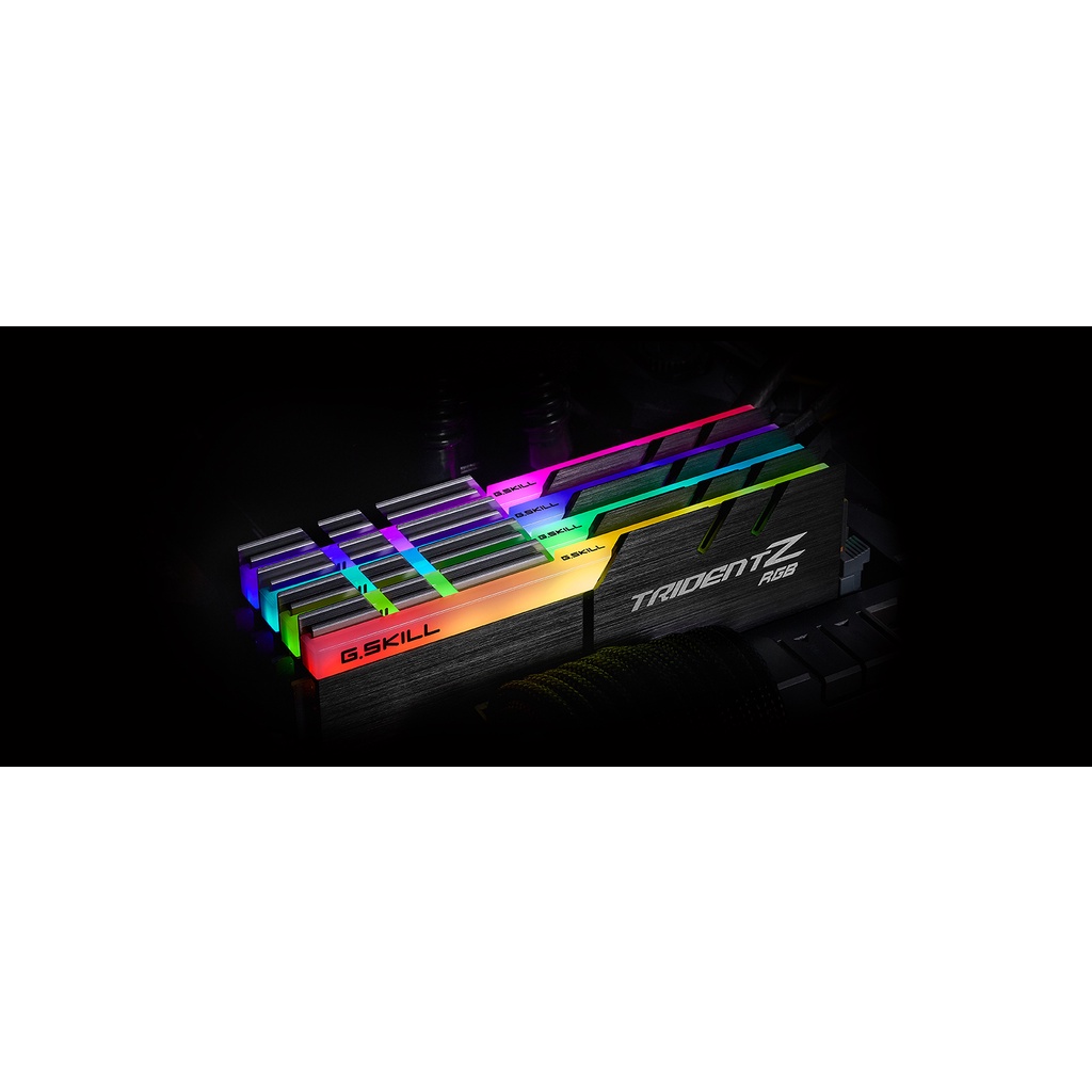 Ram Gskill 16GB RGB (8Gx2) F4-3200C16D-16GTZR, new, bảo hành chính hãng 36th