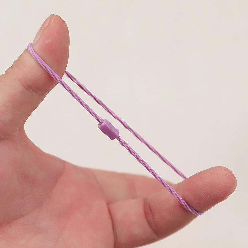 1 Dây Buộc Tóc Cao Su Mềm Mỏng Co Giãn Nhiều Màu Sắc Tùy Chọn Đơn Giản Không Đau Cho Bé Gái