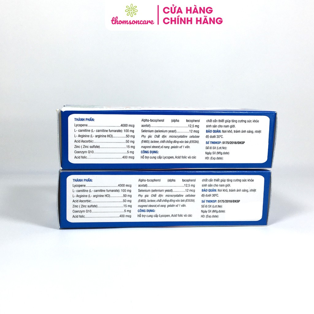 SpermQ - Tăng cường chất lượng tinh trùng, cải thiện tình trạng hiếm muộn ở nam giới