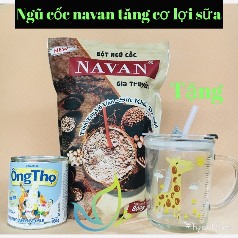 Bột ngũ cốc navan gia truyền 7 vị - ngũ cốc lợi sữa giảm cân