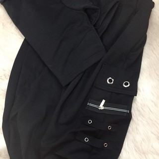 SET ÁO CROPTOP VÀ QUẦN NẮP TÚI