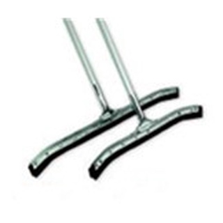 Cây gạt nước sàn sauber đầu gạt cong bằng thép, lưỡi cao su xốp 22inch - 30inch