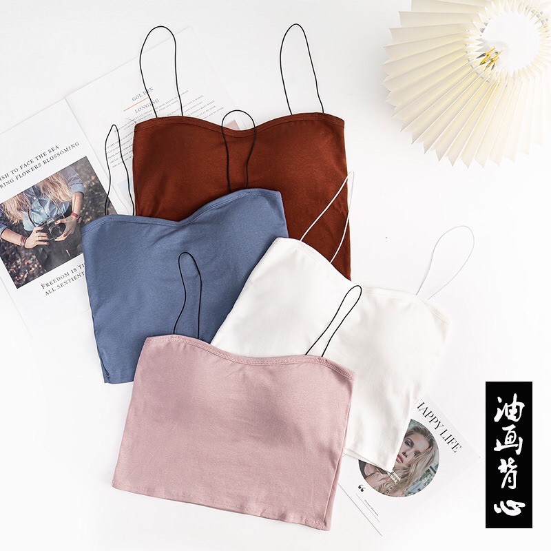 Áo 2 dây Sợi bún cực xinh, áo bra đep [Siêu Sale