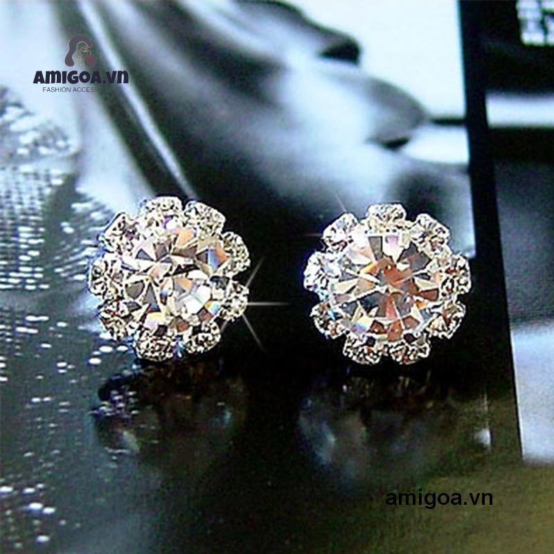 ✨✨huyên tai hoa hướng dương đính đá Zircon phong cách Hàn Quốc