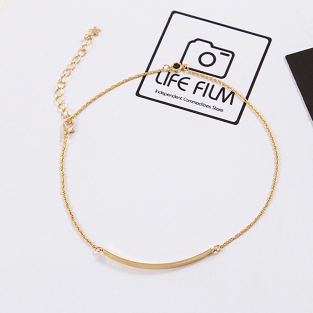 Vòng Đeo Tay Mạ Vàng Hình Mặt Cười Phong Cách Hàn Quốc Cho Nữ