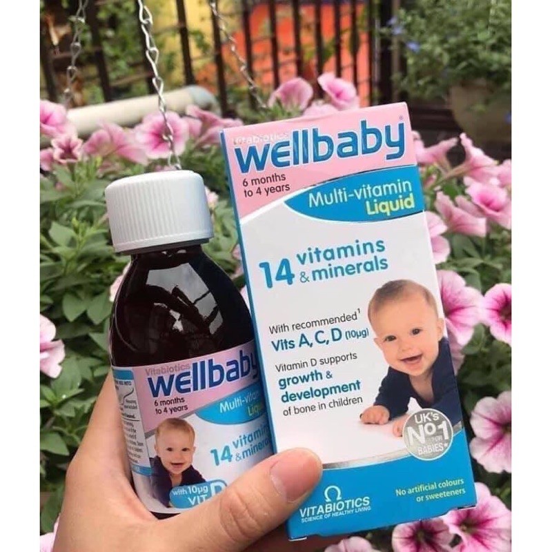 Well baby dành cho bé,vitamin cho bé biếng ăn