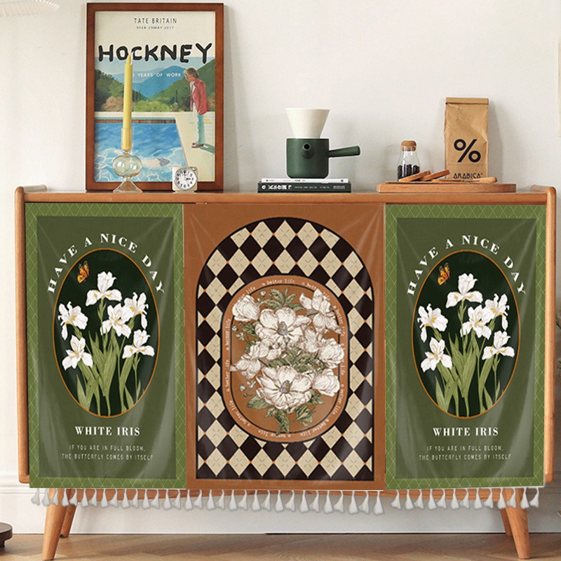 Rèm Cửa In Hoa Chống Bụi Trang Trí Nhà Cửa