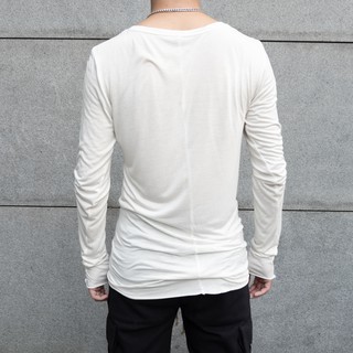 WHITE LONG-SLEEVE T-SHIRTS