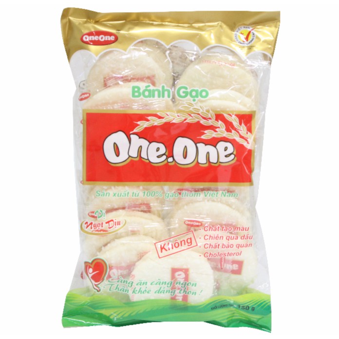 Bánh gạo One One vị ngọt dịu 150g | BigBuy360 - bigbuy360.vn