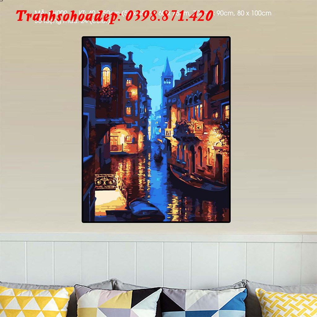 Tranh Sơn Dầu Số Hóa Chủ Đề Đường Phố T Art Gần Gũi Với Cuộc Sống Thường Ngày, Hàng Có Sẵn | BigBuy360 - bigbuy360.vn