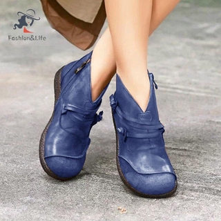 Bốt Nữ Thời Trang Vintage Cá Tính