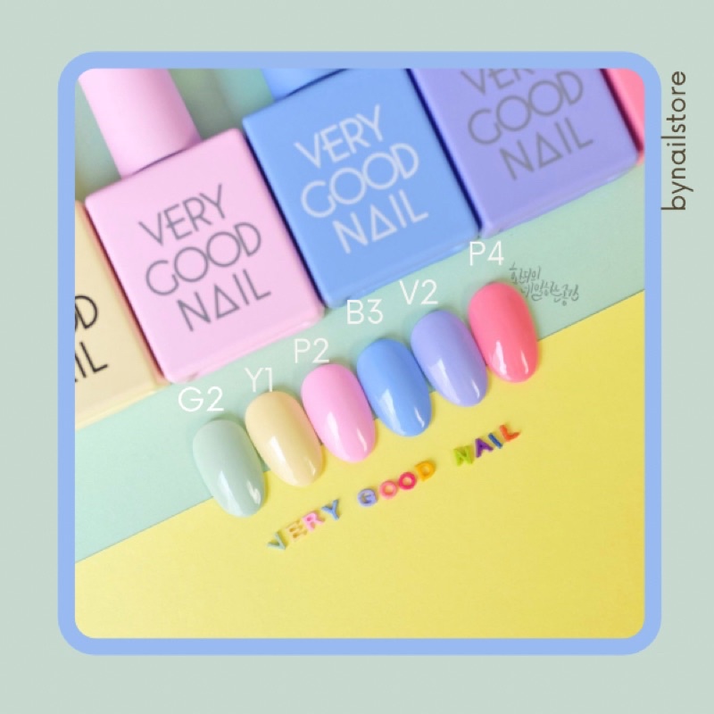 [Very good nail] Sơn gel cao cấp Hàn Quốc tone màu pastel (1pcs)