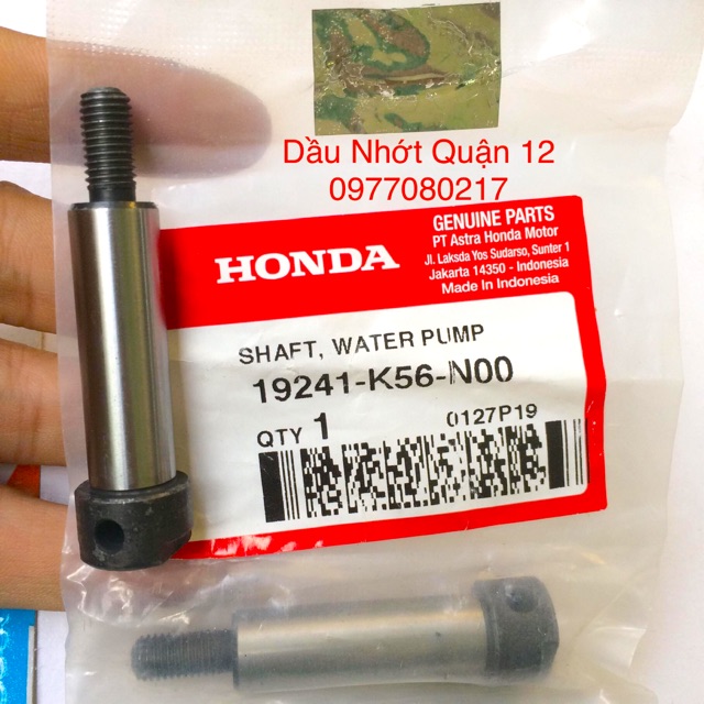 Honda Winner Sonic 150 Bộ Ron Phốt Bơm Nước Water Pump Seal Set - Cốt Bơn Nước Sonic 150 Zin Honda Indonesia