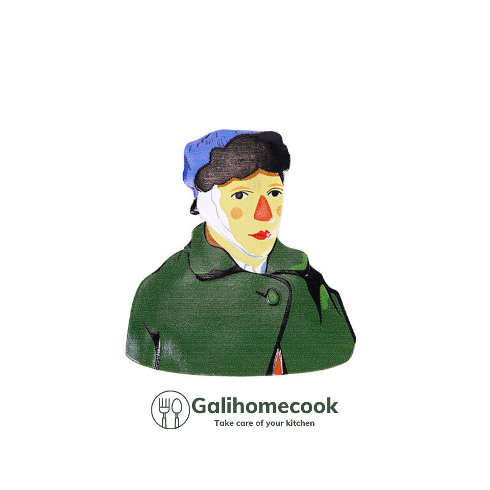 Nam châm hít dán dính trang trí tủ lạnh hình chân dung| Galihomecook