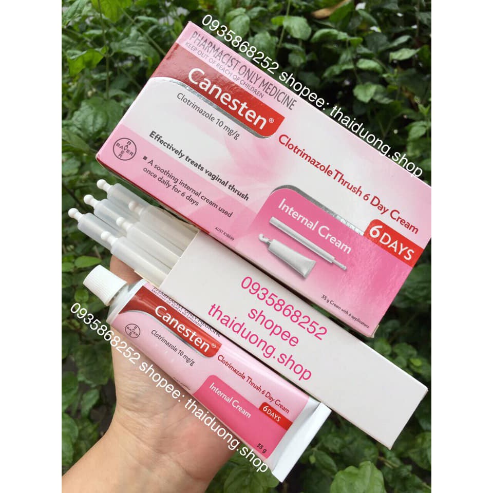 Kem Canesten 35g 6 ngày mẫu mới