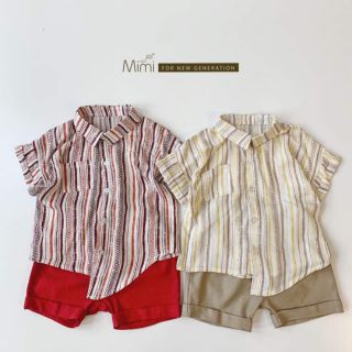 [FREESHIP - HÀNG CAO CẤP]  🍎 Set sơ mi vạt lệch 2 màu phong cách cho bé 😎 - Thiết kế độc quyền Tanimoon