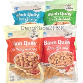 Bánh Quẩy Đùi Gà Cay, Cá Vị Lá Hành, Gấu Vừng Mật Ong Hà Tùng Gói 140g