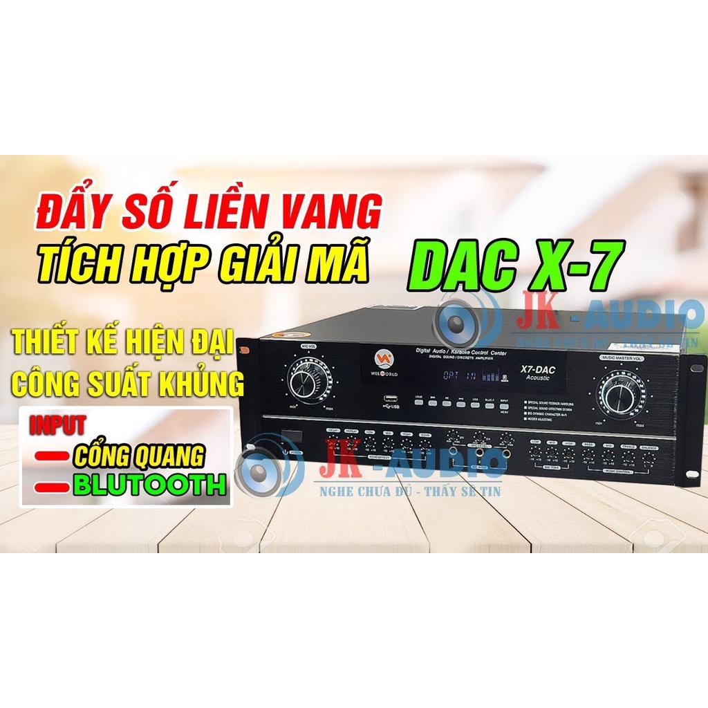 Đẩy Liền Vang Weeworld X7 DAC