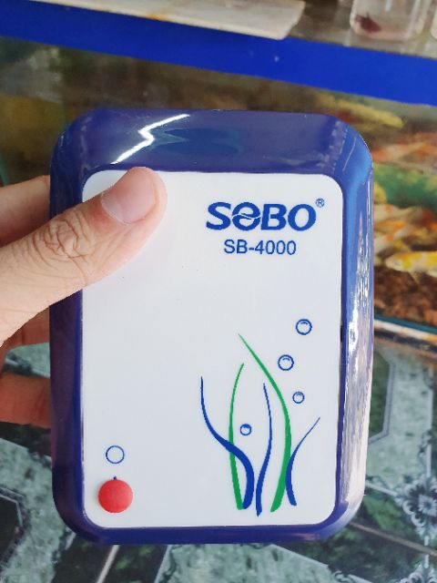 MÁY SỦI OXY TÍCH NĂNG LƯỢNG MẤT ĐIỆN TỰ CHUYỆN CHẾ ĐỘ PIN DỰ TRỮ SOBO SB 4000 TẶNG KÈM DÂY VÀ SỦI OXY