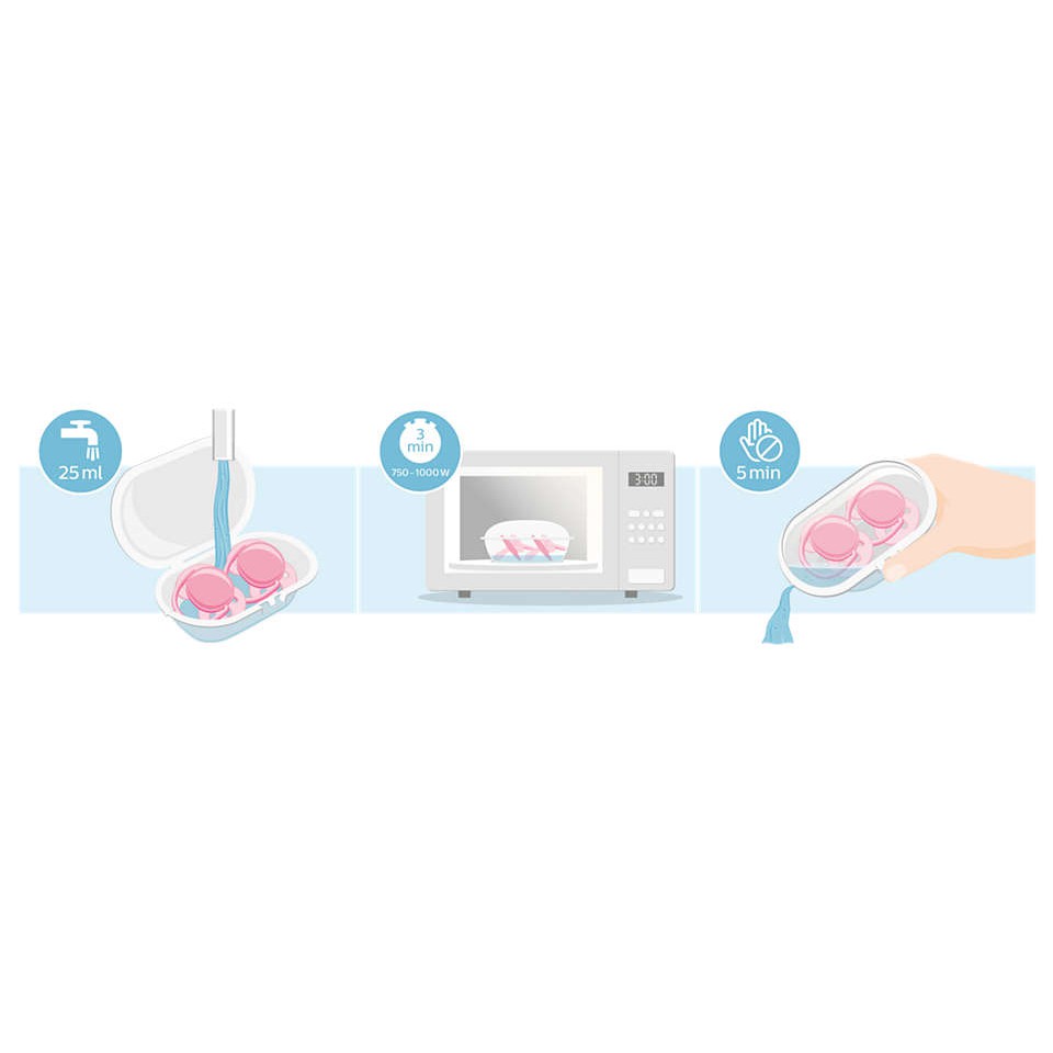 Ty Ngậm Siêu Mềm UltraSoft Philips Avent SCF222/21 ( 0 - 6m )