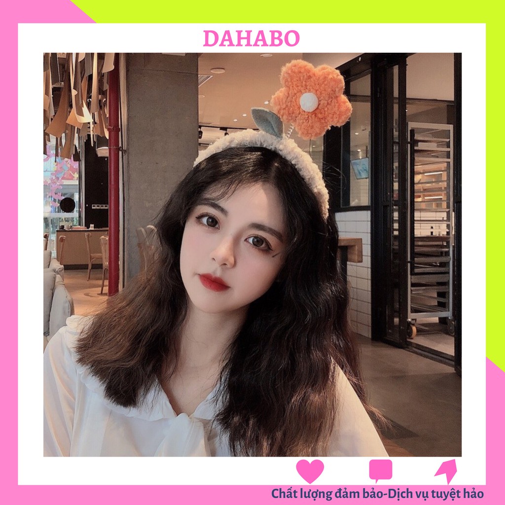 Bờm Cài Tóc Lò Xo Bông Hoa Xinh Xắn DAHABO BT11