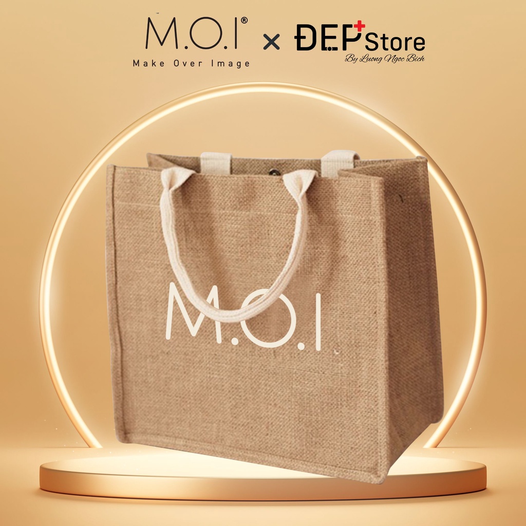 Túi cói M.O.I Cosmetics Make Over Image 10*25*30 cm