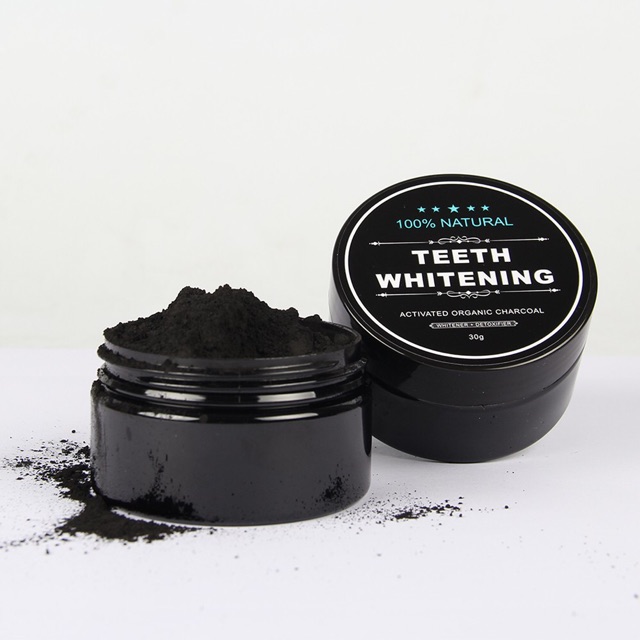 Bột tẩy trắng răng than tre hoạt tính Teeth Whitening Powder Charcoal 30g