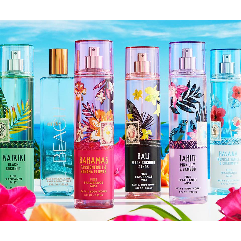⛅ Xịt thơm toàn thân bodymist Bath & Body Works các mùi