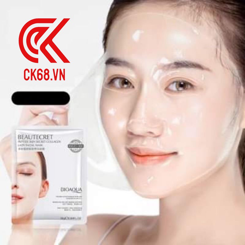 [Date 2024]Mặt Nạ Thạch Collagen Trong Suốt Cao Cấp Dưỡng Trắng Da BIOAQUA Dưỡng Ẩm Ngăn Lão Hóa Da | BigBuy360 - bigbuy360.vn