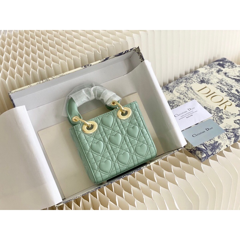 Túi xách đeo chéo size nhỏ siêu xinh thương hiệu Dior CD da thật cao cấp nhiều màu