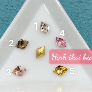 Đá khối trang trí móng tay nail làm hoa bột nail