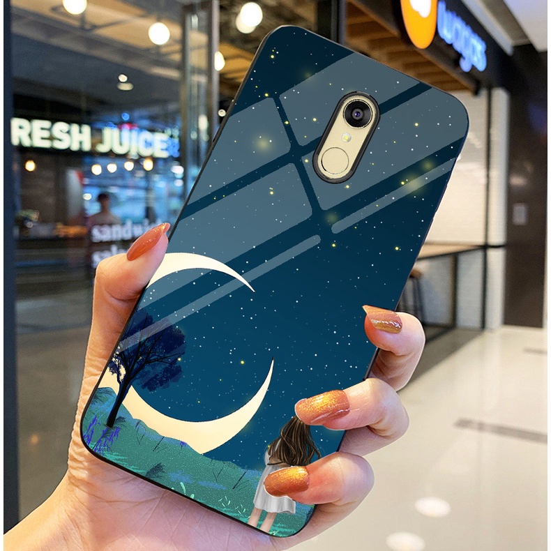 Ốp Lưng XIAOMI REDMI 5 PLUS Ốp kính bóng cao cấp Phi Hành Gia