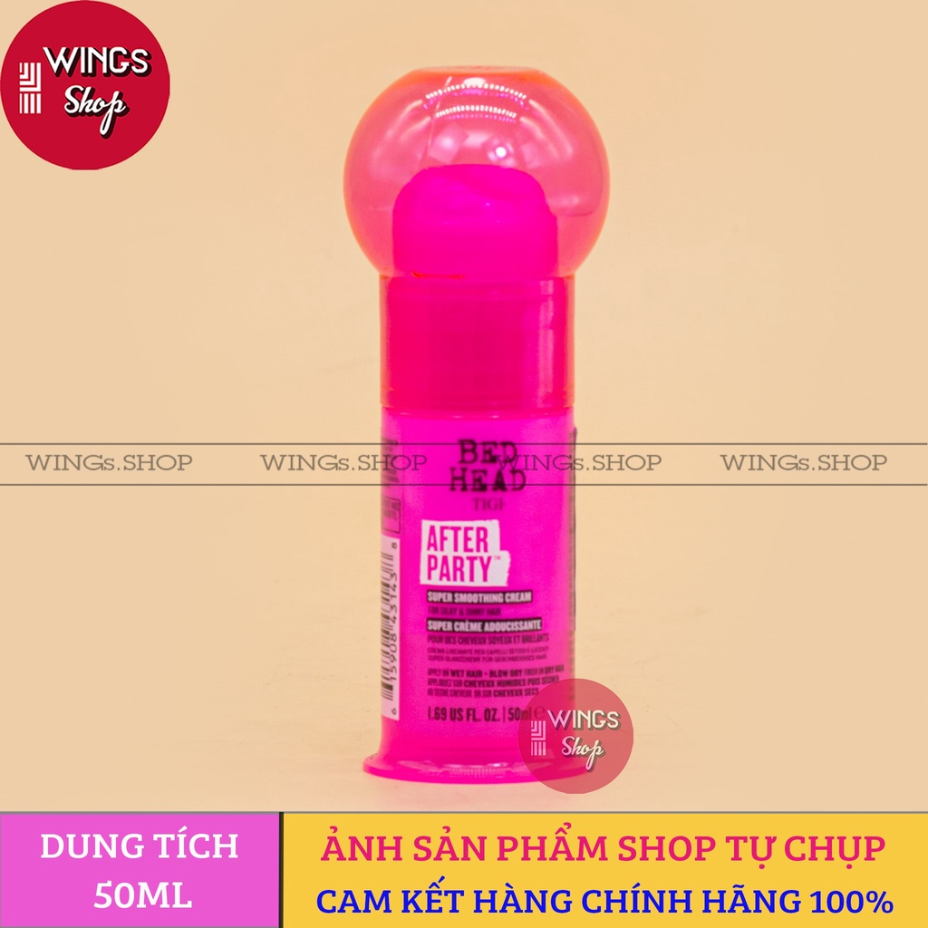 Kem siêu mượt tạo bóng tóc Tigi After Party Super Smoothing Cream 50-100ml | Wings Shop