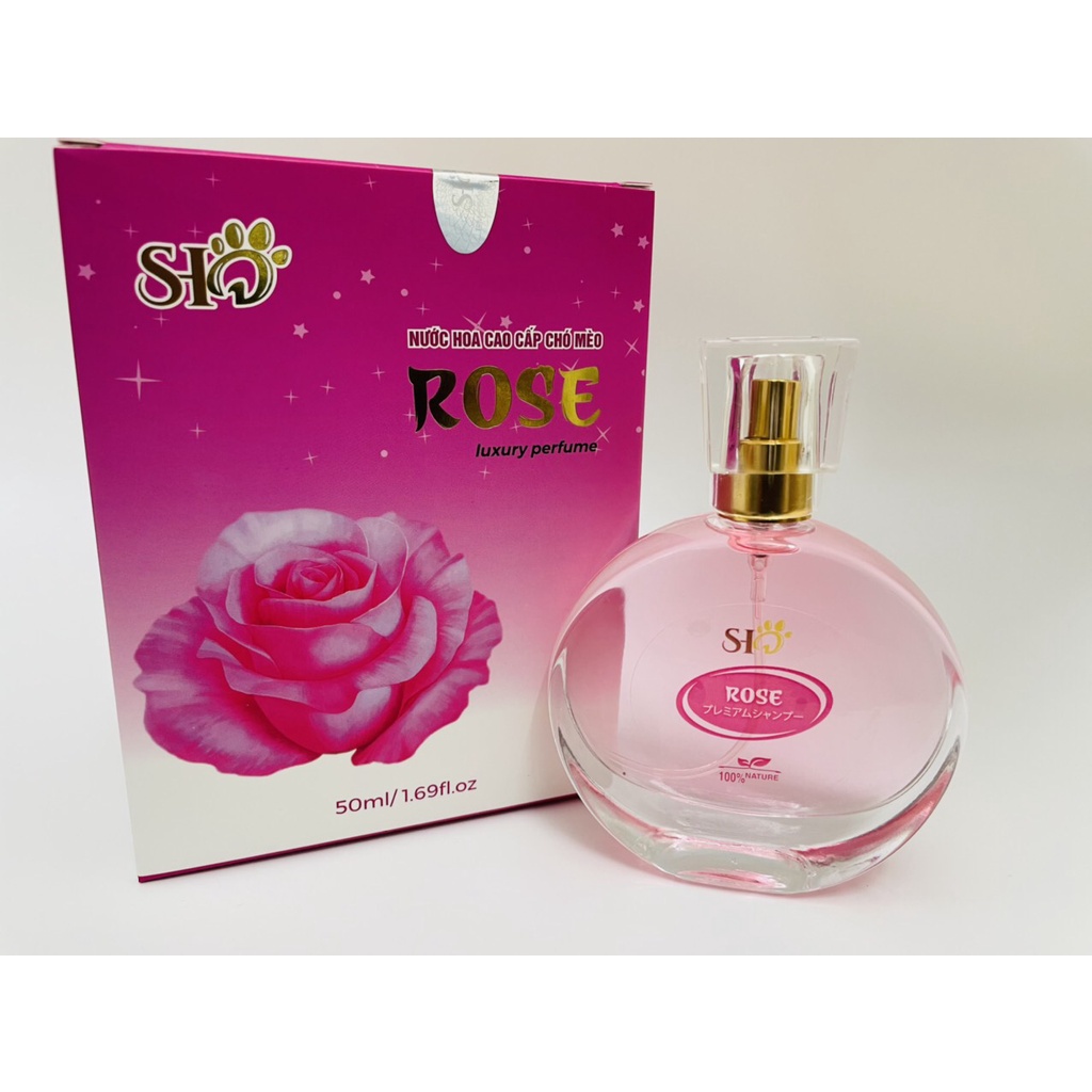 NƯỚC HOA CAO CẤP HƯƠNG HOA HỒNG - ROSE CHÓ MÈO_50ml