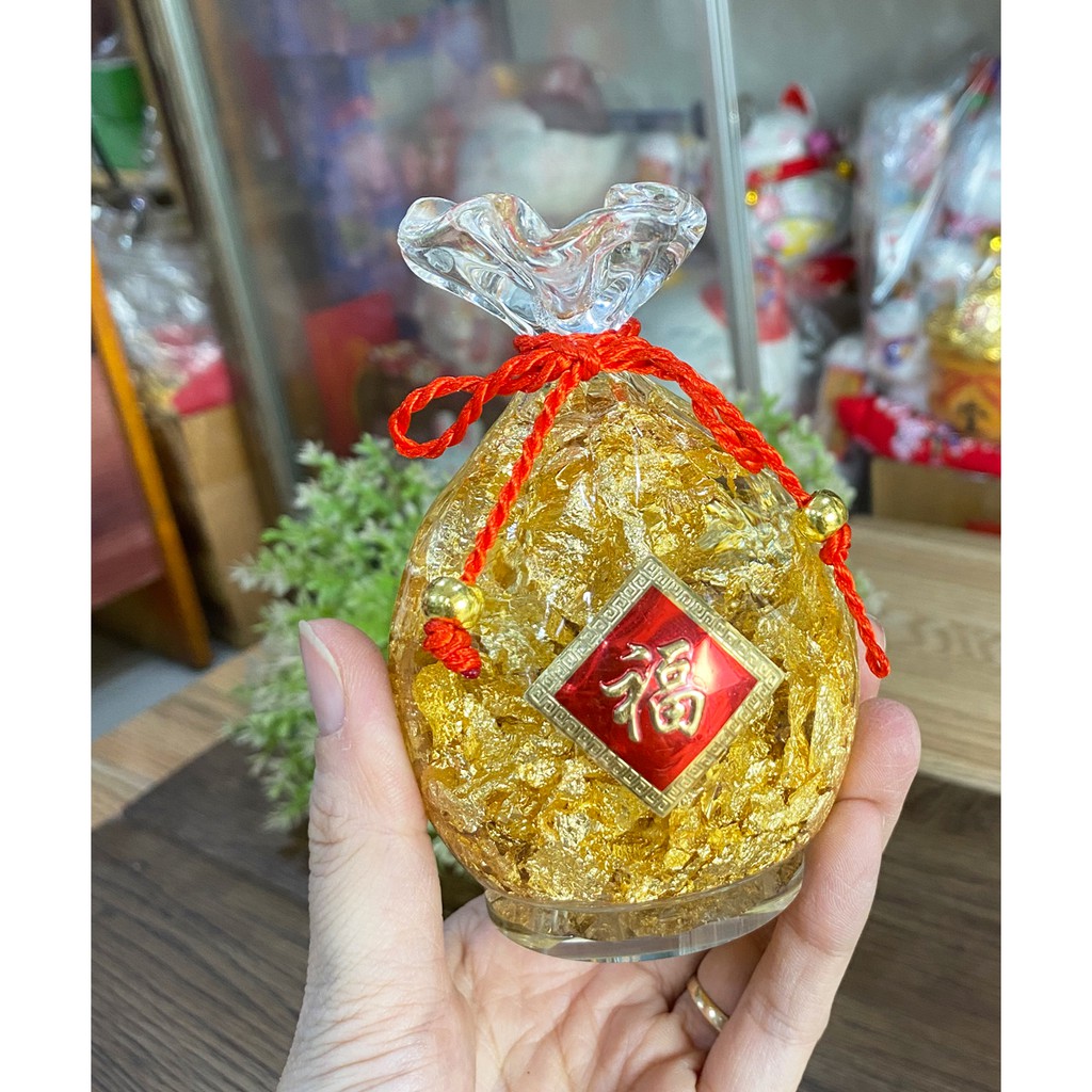 Túi Vàng Lá Tài Lộc Phong Thuỷ