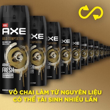 Xịt Khử Mùi Toàn Thân Axe Thơm Quyến Rũ Cho Nam 150ml