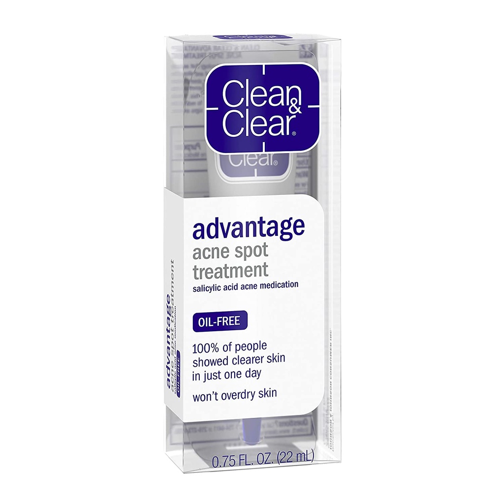 Gel chấm mụn Clean & Clear Advantage Spot Treatment 2% Salicylic Acid - 22ml | BigBuy360 - bigbuy360.vn