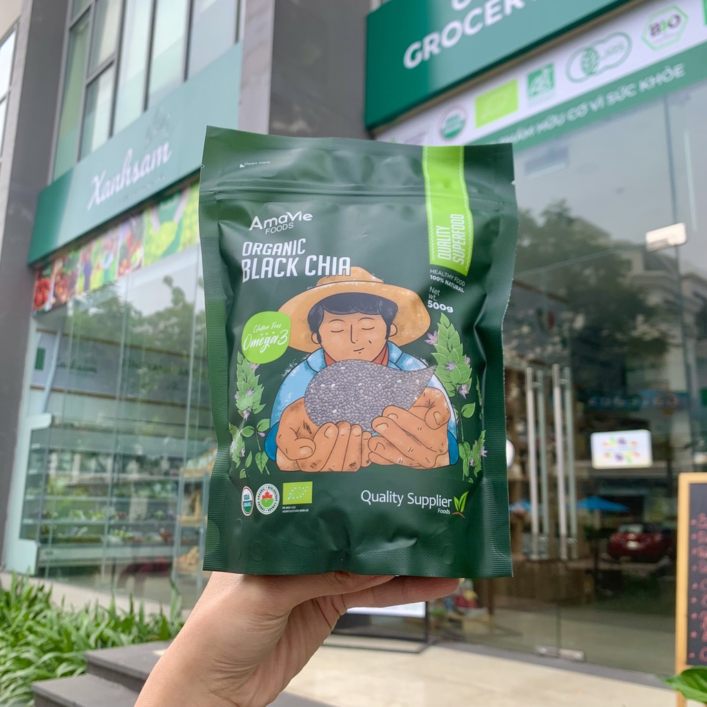 Hạt Chia Hữu Cơ Amavie Foods - XanhSam Organic