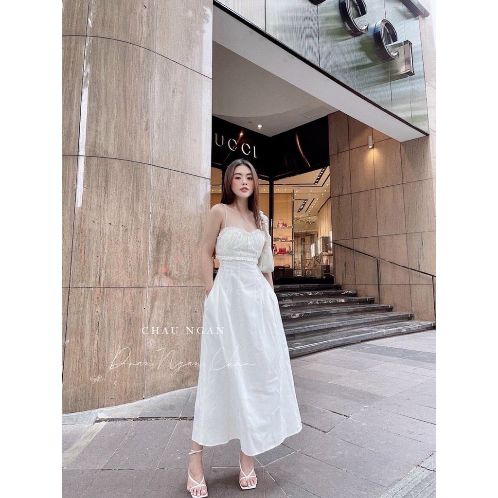 Đầm Maxi Dài 2 Dây [GIÁ SIÊU RẺ] - Đầm Maxi Dài 2 Dây, Thướt Tha Dịu Dàng ❤️ MAZING HOTTEEN SHOP ❤️