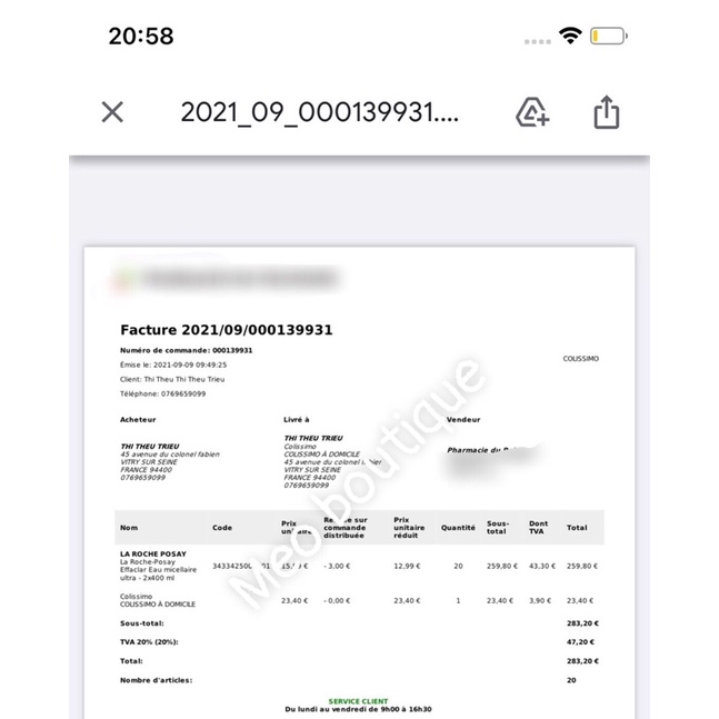 Sữa rửa mặt La roche posay 400ml