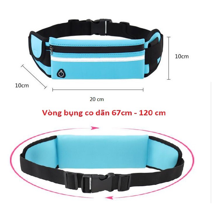 [FREESHIP] Túi đeo hông, đeo bụng nam, nữ chạy bộ thể thao có ngăn đựng chai nước | BigBuy360 - bigbuy360.vn