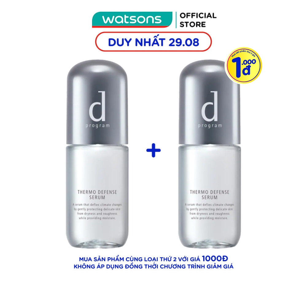 Serum D Program Thermo Defense Dưỡng Da Bảo Vệ Chuyên Sâu 40ml