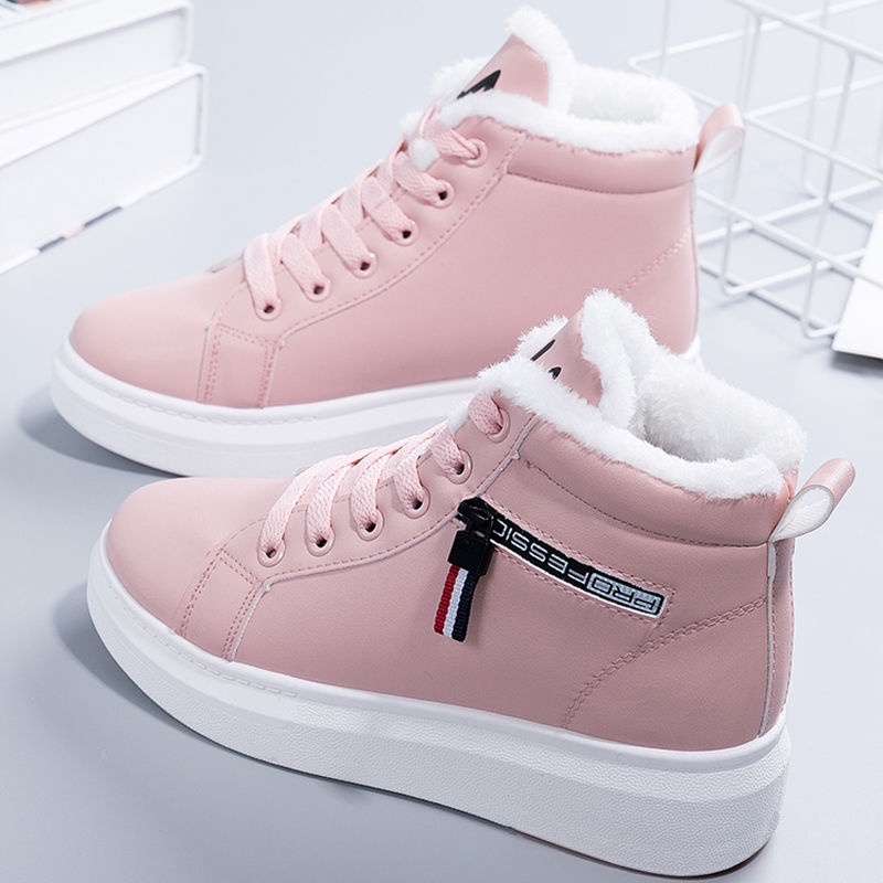 Giày Bốt Cotton Lót Nhung Dày Dặn Giữ Ấm Tốt Thời Trang Cho Bé Gái Từ 10-11 Tuổi