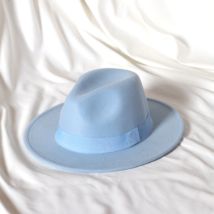Mũ Fedora Vải Nỉ Thời Trang Cổ Điển Unisex