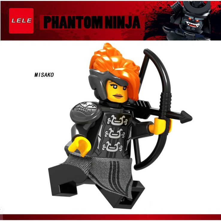 Minifigures nhân vật nonlego bộ THE ONI MASK