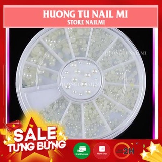 [FREE SHIP]💥HỘP NỬA HẠT NGỌC TRAI TRANG TRÍ MÓNG TAY NGHỆ THUẬT MIX SIZE💥