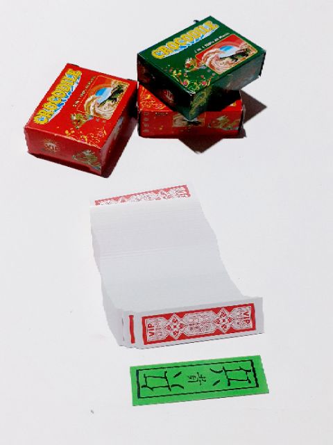 Bộ bài tứ sắc 112 lá bằng giấy cứng loại nhỏ (kt: 16×55 mm)